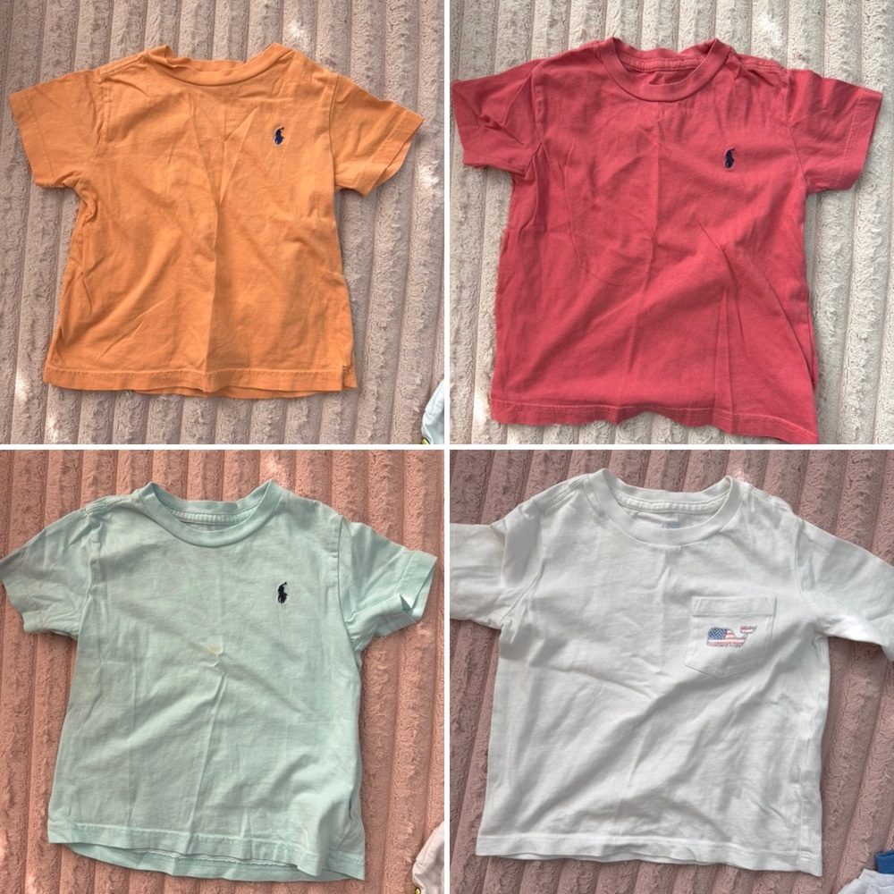 Polo by Ralph Lauren Kids' T-Shirt Collection - Orange, Red, Mint, White